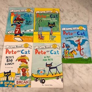 Kids: Books: I Can Read/ My First Reading Level - Pete the Cat series.